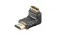 Preview: DINIC HDMI Adapter A Stecker auf A Buchse abgewinkelt, schwarz